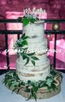 rustic buttercream wedding cake