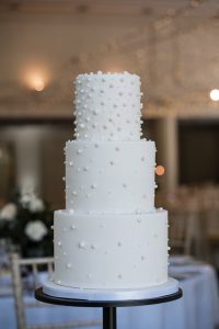 Sugar pearl wedding cakes in fife