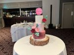 Peony wedding cake scotland