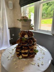 Wedding cakes in Fife cinnamon roll wedding cake