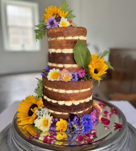 naked wedding cakes fife