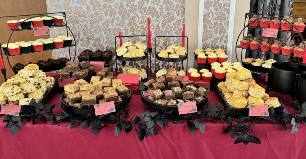 Luxury wedding dessert table showcase Fife.