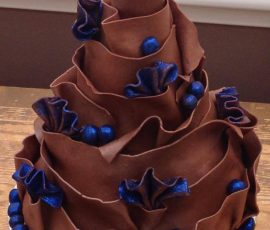 chocolate tiered cake