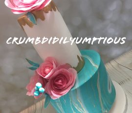 teal marble wedding cakesteal marble