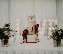 Buttercream with fresh edible flowers kilconquhar castle estate Buttercream with fresh edible flowers wedding cakes scotland