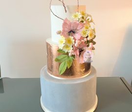 grey & gold wedding cake grey & gold wedding cake
