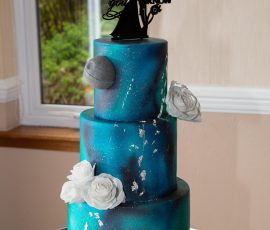 Galaxy Galaxy wedding cakes Scotland