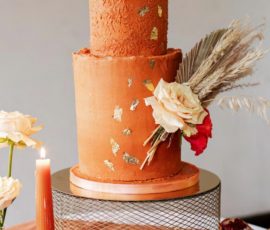 Terracotta buttercream Terracotta buttercream wedding cakes in fife crumbdidilyumptious Glenrothes