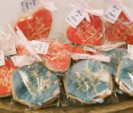 Iced sugar cookies Personalised Iced sugar cookies wedding favours