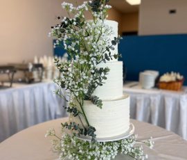 Buttercream wedding cake gallery Fife the bay hotel