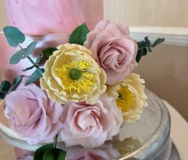 Sugar flower wedding cakes Perthshire